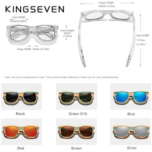 Kingseven - Men's Aviator Sunglasses 5