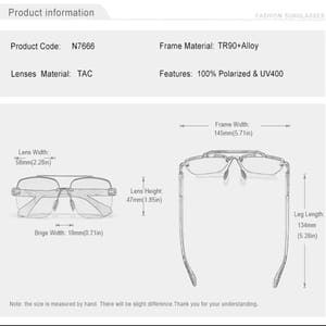 Kingseven - Men's Aviator Sunglasses 5