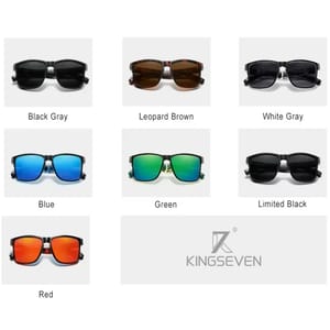 Retro Rectangle Polarized Sunglasses for Men Casual UV400 Protection