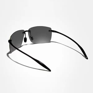 Ultralight Rimless Polarized Sunglasses for Driving and Outdoor Style