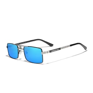 Vintage Rectangle Polarized Sunglasses with UV400 Protection for Outdoors