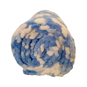 Heavenly Hugs Handmade Crochet Baby Blanket - Blue