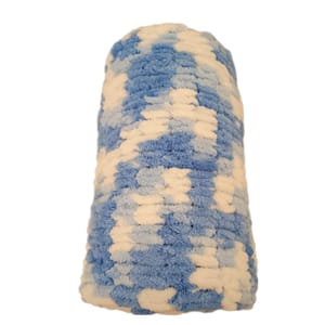 Heavenly Hugs Handmade Crochet Baby Blanket - Blue