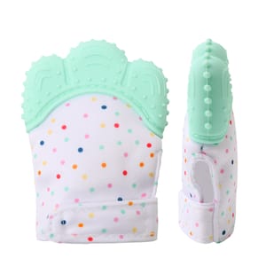 Organic 2-in-1 Baby Teether & Pacifier Mitt – BPA-Free, Nonslip Pikkaboo - Kids's Other Accessories