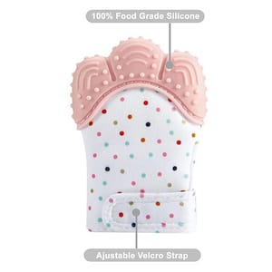 Organic 2-in-1 Baby Mitt Teether and Pacifier – BPA-Free, Non-Slip Pikkaboo - Kids's Other Accessories 3