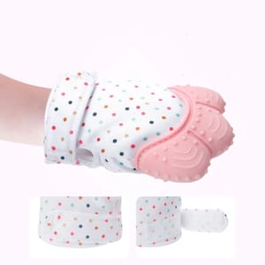 Organic 2-in-1 Baby Teething Mitten with Pacifier – BPA-Free & Non-Slip Organic 2-in-1 Baby Teething Mitten with Pacifier – BPA-Free & Non-Slip