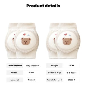 Soft Baby Crawling Knee Protectors Soft Baby Crawling Knee Protectors
