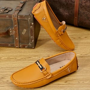 Handmade PU Leather Men’s Loafers for Casual Comfort Handmade PU Leather Men’s Loafers for Casual Comfort