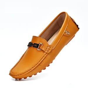 Handmade PU Leather Men’s Loafers for Casual Comfort