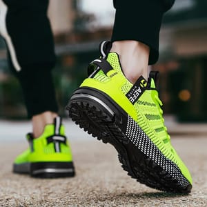 Men’s Lightweight Running Sneakers with Breathable Air Mesh Design