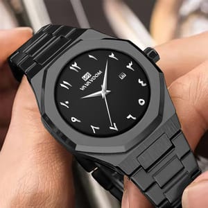 Stylish Stainless Steel Quartz Watch with Calendar and Water Resistance Stylish Stainless Steel Quartz Watch with Calendar and Water Resistance