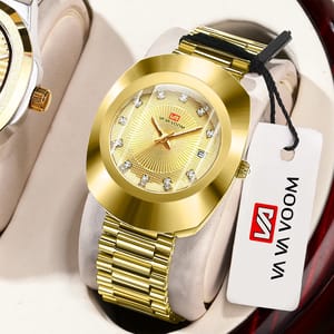 Luxury Oval Quartz Watch with Gemstone Design and Diamonds Luxury Oval Quartz Watch with Gemstone Design and Diamonds