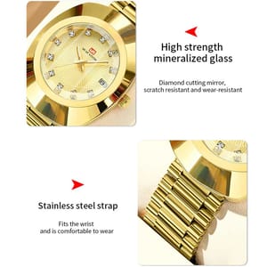 Luxury Oval Quartz Watch with Gemstone Design and Diamonds Luxury Oval Quartz Watch with Gemstone Design and Diamonds