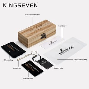 Kingseven - Women's Round Sunglasses 5
