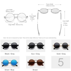 Kingseven - Women's Round Sunglasses 3