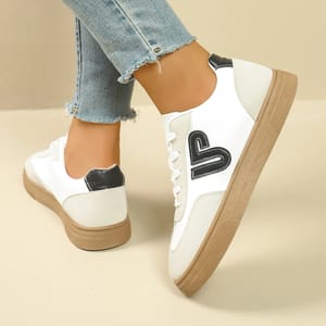 Lightweight Women's Casual Skate Shoes for Everyday Comfortable Wear Bzqbzx - Women's Low Top Sneakers 2