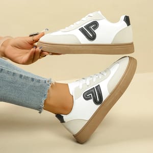 Lightweight Women's Casual Skate Shoes for Everyday Comfortable Wear Bzqbzx - Women's Low Top Sneakers 4