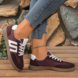 Bzqbzx - Women's Low Top Sneakers 3