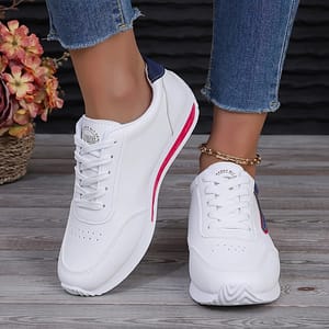 Women's Fashionable Low-Cut Sports Shoes – Comfortable Walking & Casual Wear Sneakers