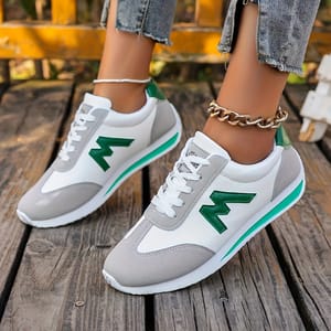 Women's Lightweight Lace-Up Sneaker for Everyday Comfort