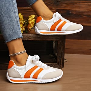 Bzqbzx - Women's Low Top Sneakers 4
