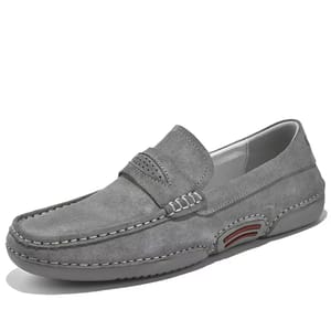 Elegant Genuine Leather Loafers for Men with Breathable Comfort