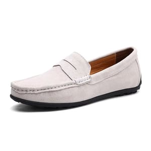 Comfortable Genuine Leather Loafers for Men with Breathable Design