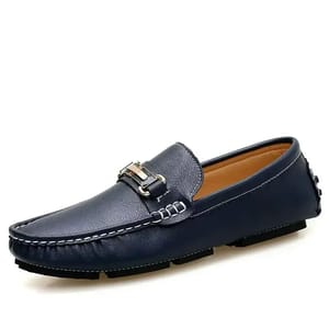 Handmade Genuine Leather Loafers for Men Slip-On Driving Shoes