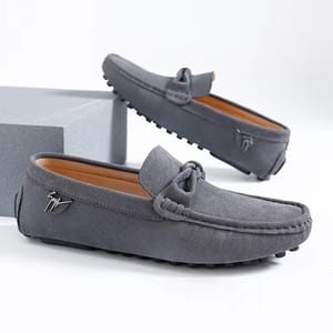 Men’s Minimalist Cow Suede Slip-On Loafers for Everyday Comfort