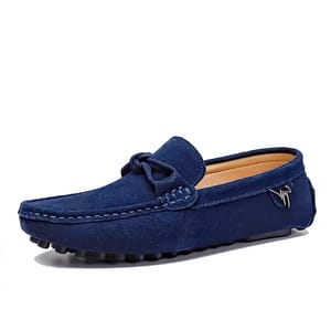 Men’s Minimalist Cow Suede Slip-On Loafers for Everyday Comfort