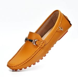 Men’s Elegant Leather Loafers Slip-On Comfort Driving Shoes