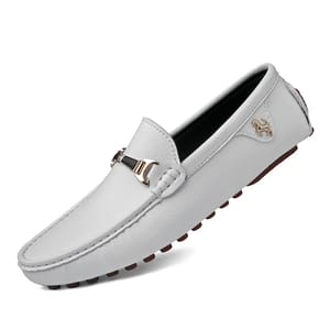 Men’s Elegant Leather Loafers Slip-On Comfort Driving Shoes