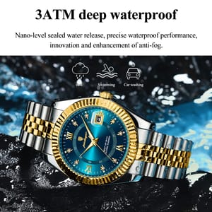 POEDAGAR Luxury Stainless Steel Waterproof Luminous Quartz Watch POEDAGAR Luxury Stainless Steel Waterproof Luminous Quartz Watch