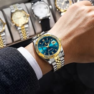 POEDAGAR Luxury Stainless Steel Waterproof Luminous Quartz Watch POEDAGAR Luxury Stainless Steel Waterproof Luminous Quartz Watch