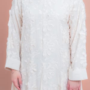 Graceful Soft Petals Embroidered Jalabiya for Timeless Elegance IKKXA - Women's Jalabiyas 72