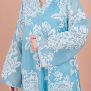 Elegant Floral Embroidered Jalabiya for Stylish Comfort IKKXA - Women's Jalabiyas 57