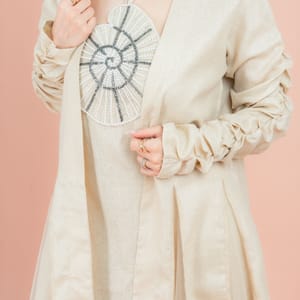 Elegant Two-Piece Modest Outfit with Unique Design IKKXA - Women's Jalabiyas 21
