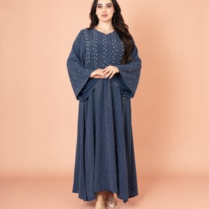 Crystal Cascade Embroidered Jalabiya