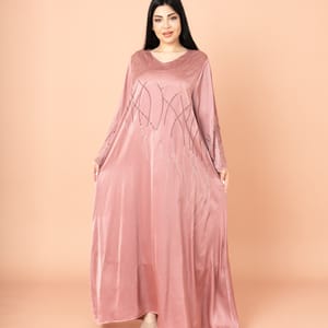 Soft Flowing Celestial Glow Jalabiya