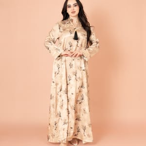 Crystal Leaves Pattern Jalabiya