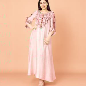 Classic Embroidered Jalabiya for Everyday Elegance