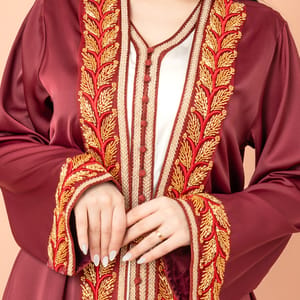 Stylish Belted 2-Piece Kaftan Set IKKXA - Women's Kaftans 1