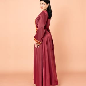 Stylish Belted 2-Piece Kaftan Set IKKXA - Women's Kaftans 2