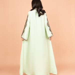 Stylish Solid Jalabiya with Elegant Embroidery IKKXA - Women's Jalabiyas 26