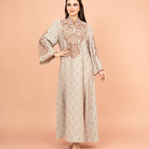 Crystal and Thread Elegance Jalabiya