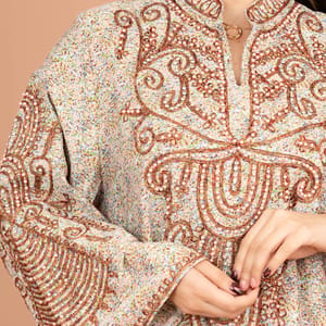 Crystal and Thread Elegance Jalabiya IKKXA - Women's Jalabiyas 40