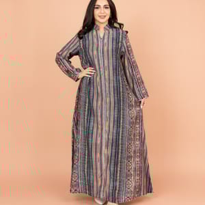 Multicolor Patterns Modern Jalabiya