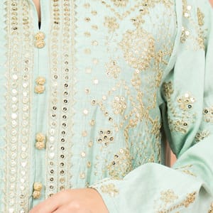 Elegant Jalabiya with Intricate Embroidery Work IKKXA - Women's Jalabiyas 60