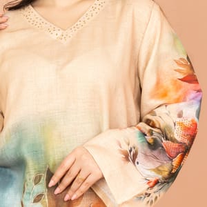 Graceful Floral Embroidered Jalabiya for Elegant Comfort IKKXA - Women's Jalabiyas 61