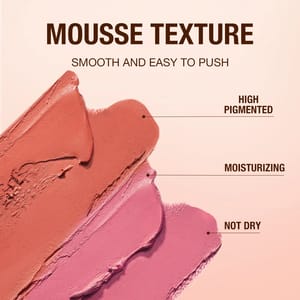 Multi-Use Matte Blush and Lip Stick with Shimmer Finish O.TWO.O - Women's Lips 3